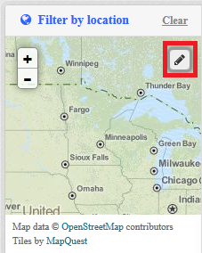 Filtering by Map  - Drawing Area of Interest
